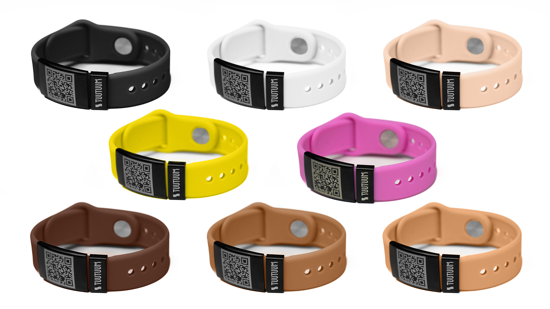 Wristbands in different colors